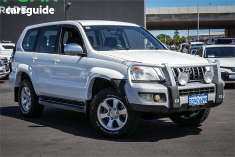 White 2004 Toyota Landcruiser Prado SUV GXL 4X4