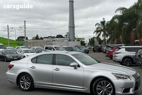 Silver 2016 Lexus LS460 Sedan Sports Luxury