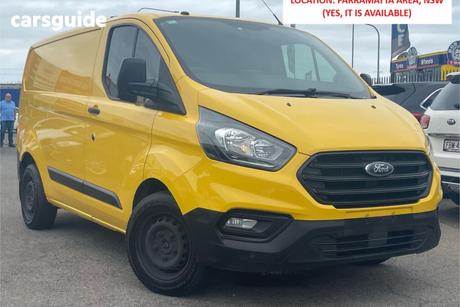 Yellow 2018 Ford Transit Custom Van 300S (Swb)
