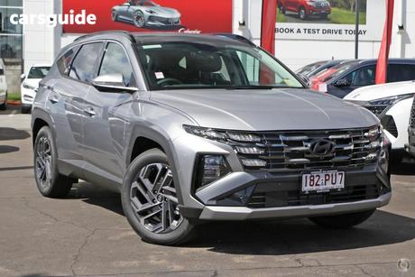 Silver 2025 Hyundai Tucson Wagon Premium Hybrid (Awd)