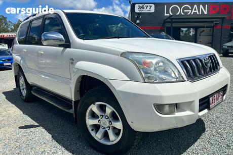 White 2007 Toyota Landcruiser Prado Wagon Gxl (4X4)