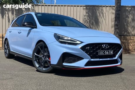Blue 2022 Hyundai I30 Hatchback N Premium