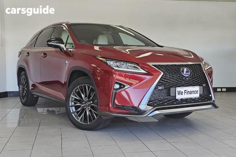 Red 2018 Lexus RX450H Wagon F Sport Hybrid