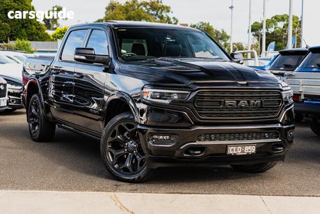 Black 2022 RAM 1500 Crew Cab Utility Limited Rambox (Hybrid)