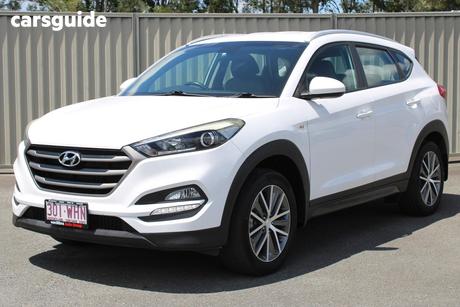 White 2015 Hyundai Tucson Wagon Active X (Fwd)