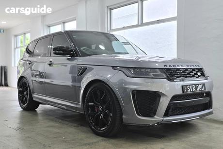 Grey 2019 Land Rover Range Rover Sport Wagon V8 Sc Svr (423Kw)