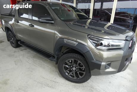 Grey 2022 Toyota Hilux Ute Tray 4X4