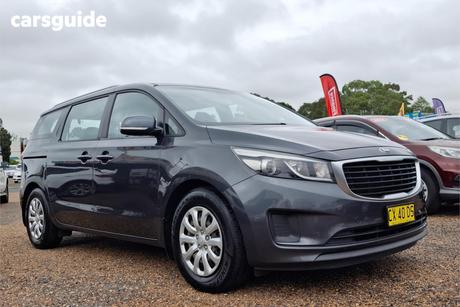 Grey 2017 Kia Carnival Wagon S