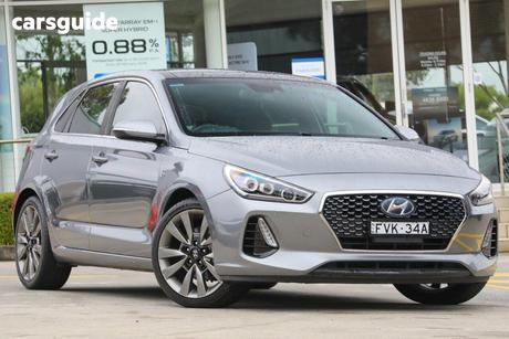 Grey 2017 Hyundai I30 Hatchback Sr Premium