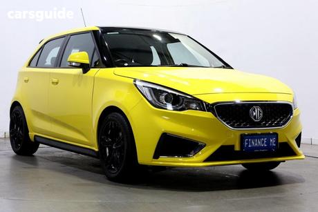 Yellow 2021 MG MG3 Hatchback Excite (With Navigation)