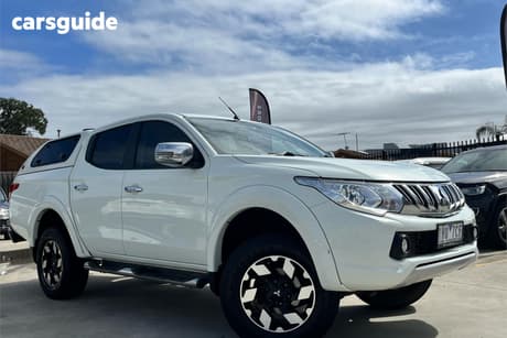 White 2016 Mitsubishi Triton Dual Cab Utility Exceed (4X4)