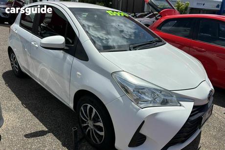 White 2018 Toyota Yaris Hatchback Ascent