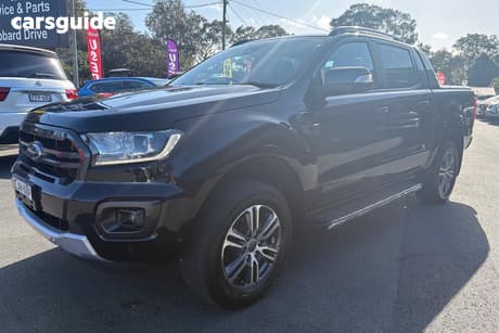 Black 2020 Ford Ranger Double Cab Pick Up Wildtrak 2.0 (4X4)