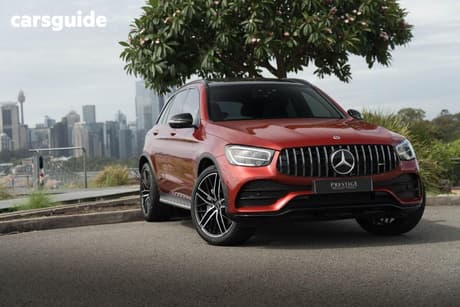 Red 2022 Mercedes-Benz GLC43 Wagon 4Matic