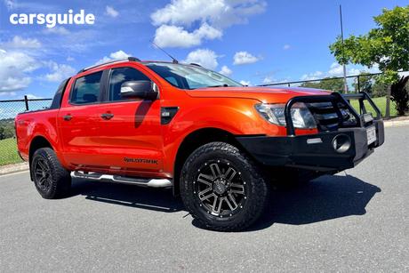 Orange 2014 Ford Ranger Crew Cab Utility Wildtrak 3.2 (4X4)