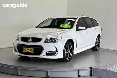 White 2017 Holden Commodore Sportswagon Sv6