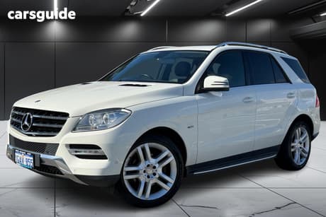 White 2012 Mercedes-Benz ML250 Wagon Cdi Bluetec (4X4)