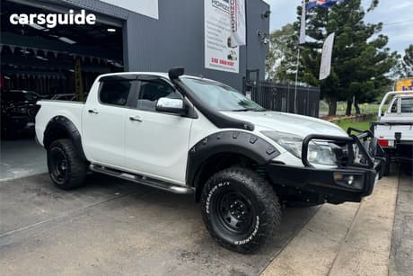 White 2017 Mazda BT-50 Dual Cab Utility Xtr (4X4)