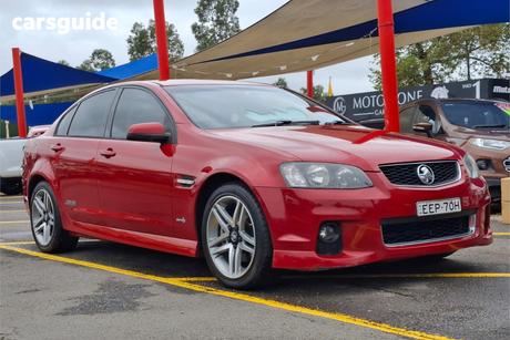 Red 2011 Holden Commodore Sedan Ss