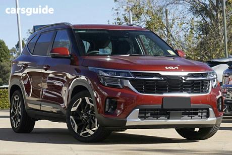 Orange 2025 Kia Seltos Wagon Gt-Line (Awd) (Two-Tone)