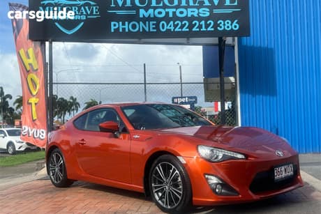 Orange 2016 Toyota 86 Coupe Gts
