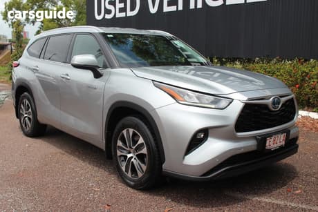 Silver 2021 Toyota Kluger Wagon Gxl Hybrid Awd