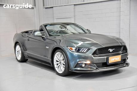 Green 2016 Ford Mustang Convertible Gt 5.0 V8