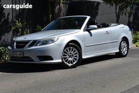 Silver 2009 Saab 9-3 Convertible Linear 2.0T Biopower