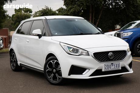 White 2020 MG MG3 Hatchback Excite (With Navigation)