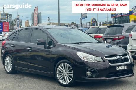 Red 2012 Subaru Impreza Hatchback 2.0I-S (Awd)