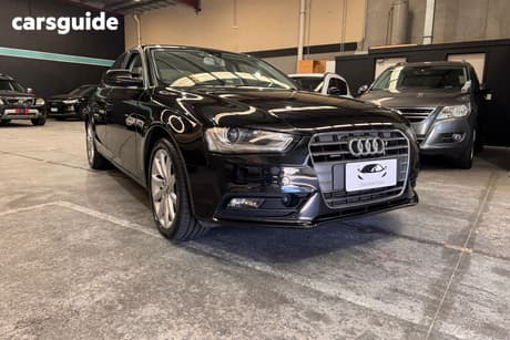 Black 2015 Audi A4 Sedan 2.0 Tfsi S-Line Quattro