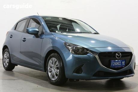 Blue 2015 Mazda 2 Hatchback Neo
