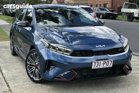 Blue 2023 Kia Cerato Hatchback Gt