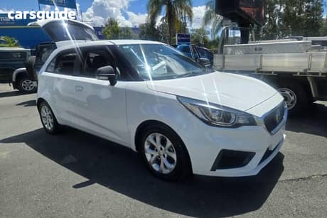 White 2019 MG MG3 Hatchback Core