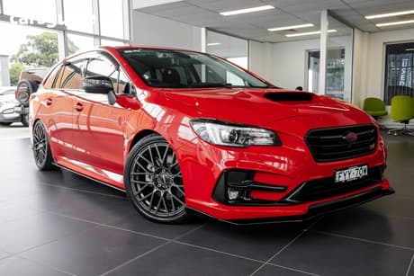 Red 2017 Subaru Levorg Wagon 2.0 Sti Sport