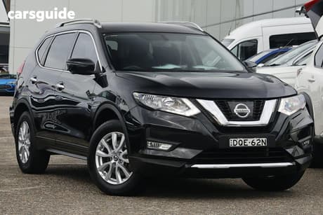 Black 2017 Nissan X-Trail Wagon St-L 7 Seat (2Wd)