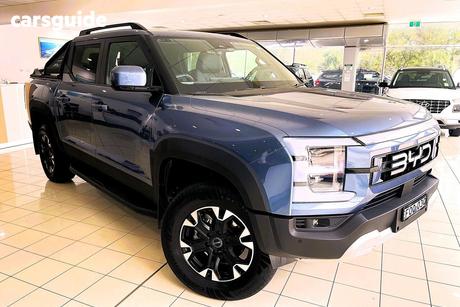 Blue 2025 BYD Shark 6 Dual Cab Utility Dual Motor Premium