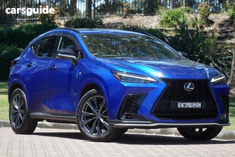 Blue 2022 Lexus NX350 Wagon F Sport Awd