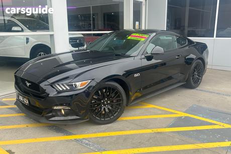 Black 2017 Ford Mustang Coupe Fastback Gt 5.0 V8