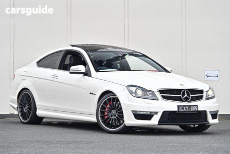 White 2011 Mercedes-Benz C63 Coupe Amg