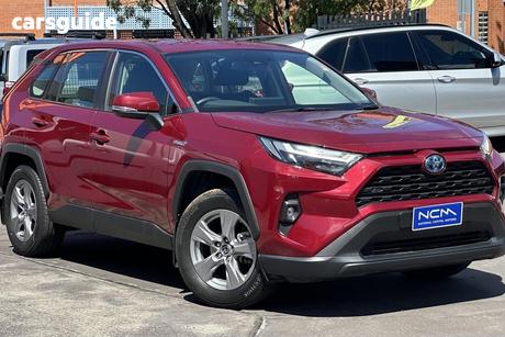 Red 2022 Toyota RAV4 Wagon Gx (2Wd) Hybrid
