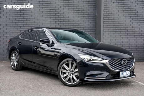 Black 2022 Mazda 6 Sedan Atenza