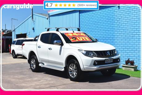 White 2018 Mitsubishi Triton Dual Cab Utility Gls (4X4)