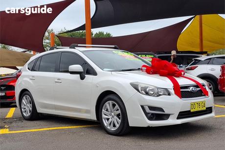 White 2015 Subaru Impreza Sedan 2.0I (Awd)