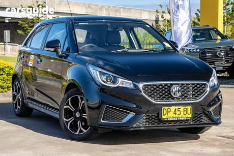 Black 2024 MG MG3 Hatchback Excite (With Navigation)