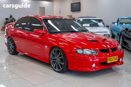 Red 2001 Holden Commodore Sedan Ss