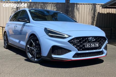 Blue 2022 Hyundai I30 Hatchback N Premium