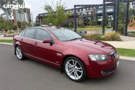 Red 2009 Holden Calais Sedan V