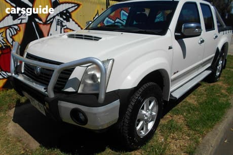 White 2007 Holden Rodeo Crew Cab Pickup Lt (4X4)