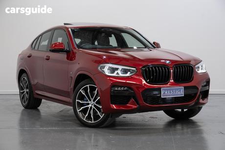 Red 2020 BMW X4 Coupe Xdrive30I M Sport
